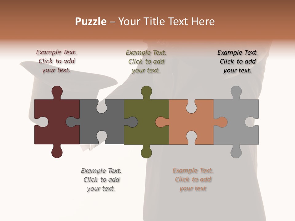 Funny Conjuror From Top Hat PowerPoint Template