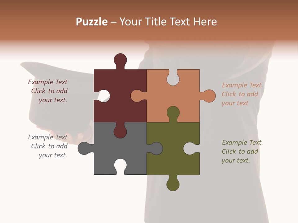 Funny Conjuror From Top Hat PowerPoint Template