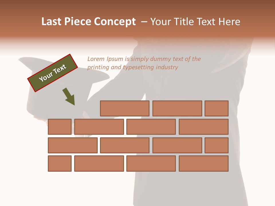 Funny Conjuror From Top Hat PowerPoint Template