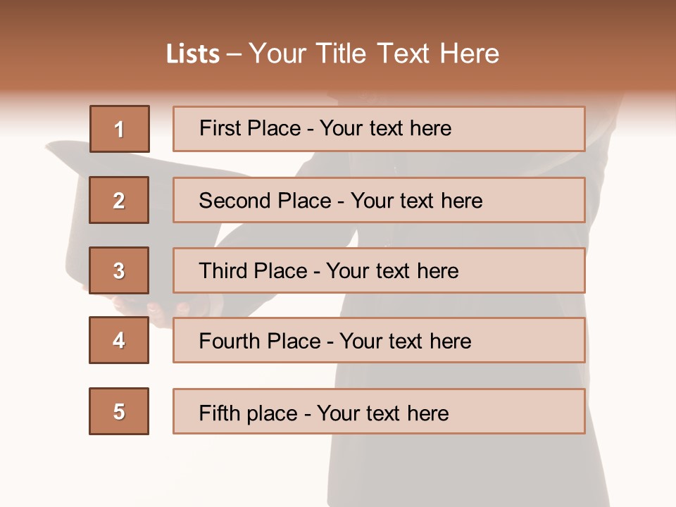 Funny Conjuror From Top Hat PowerPoint Template