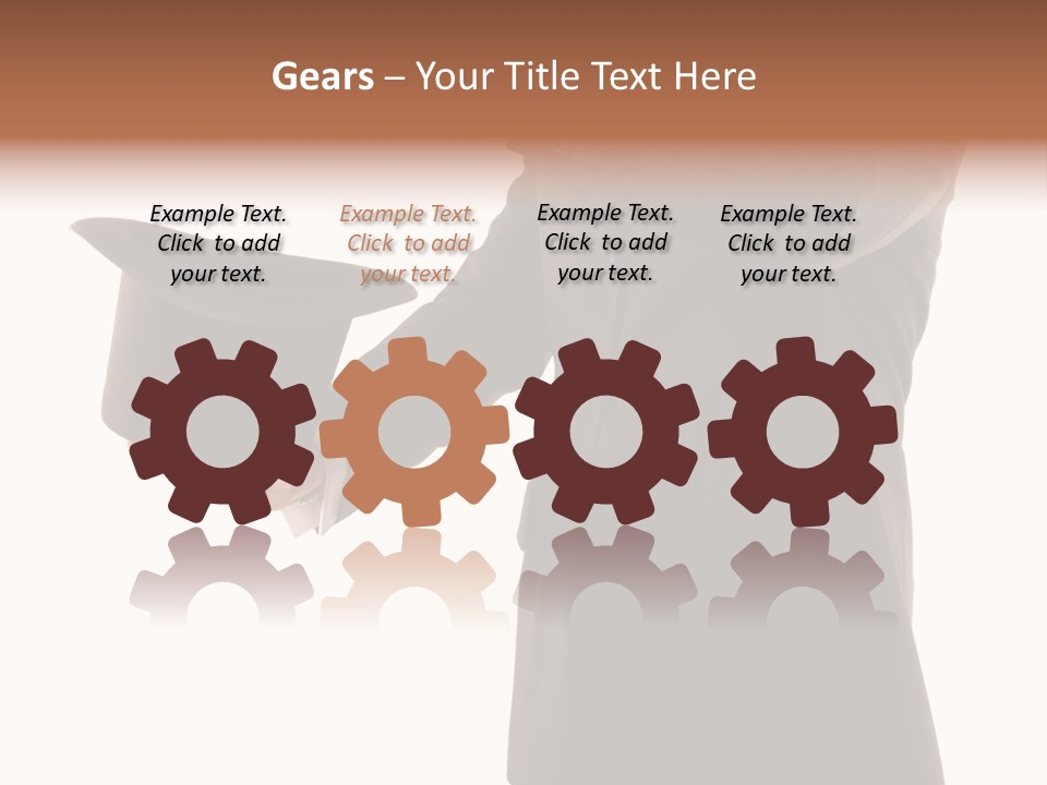 Funny Conjuror From Top Hat PowerPoint Template