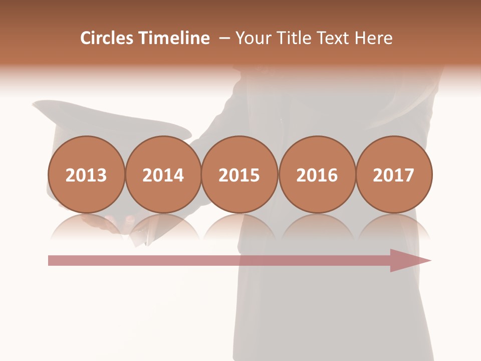 Funny Conjuror From Top Hat PowerPoint Template