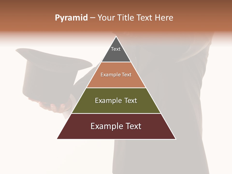 Funny Conjuror From Top Hat PowerPoint Template