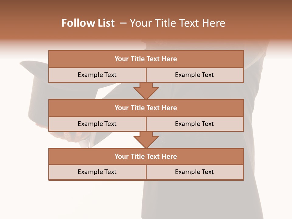 Funny Conjuror From Top Hat PowerPoint Template