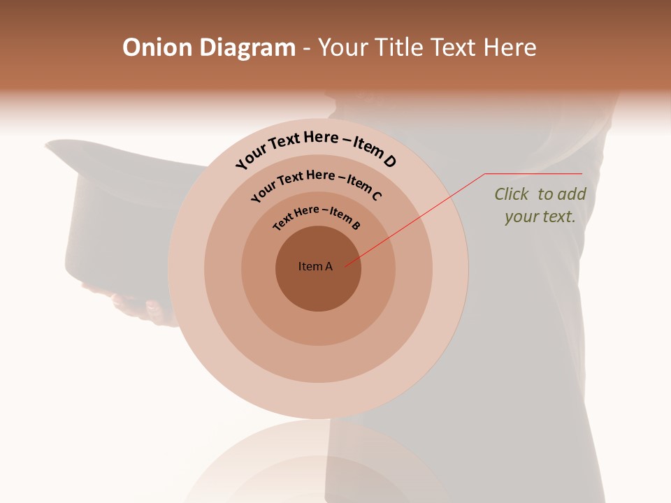 Funny Conjuror From Top Hat PowerPoint Template