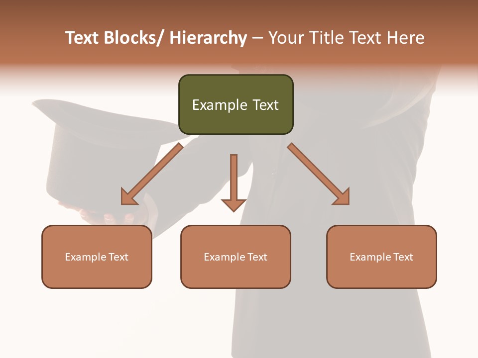 Funny Conjuror From Top Hat PowerPoint Template