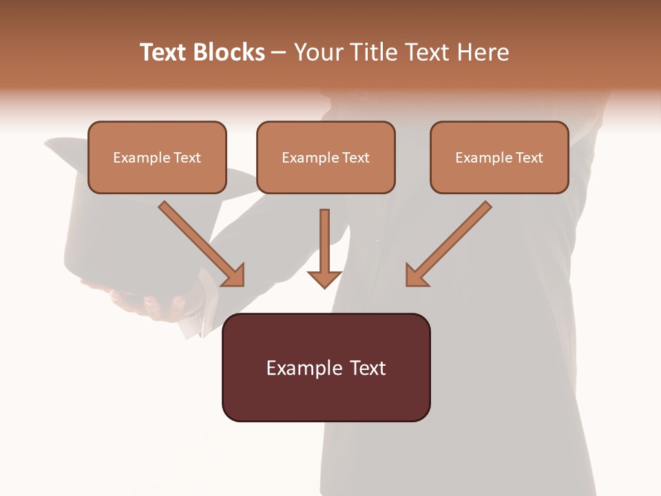 Funny Conjuror From Top Hat PowerPoint Template