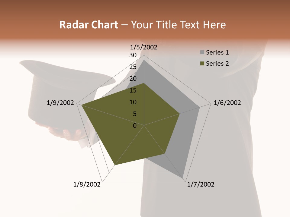 Funny Conjuror From Top Hat PowerPoint Template