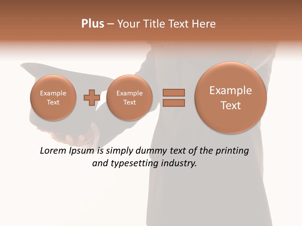 Funny Conjuror From Top Hat PowerPoint Template