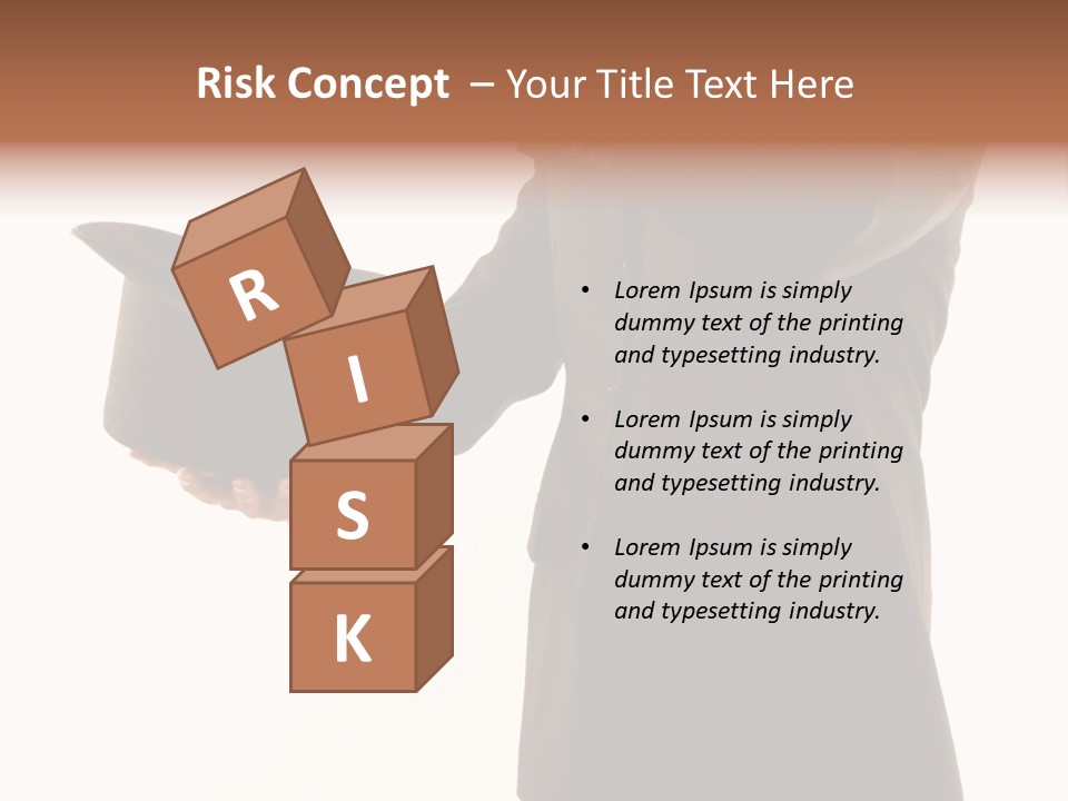 Funny Conjuror From Top Hat PowerPoint Template