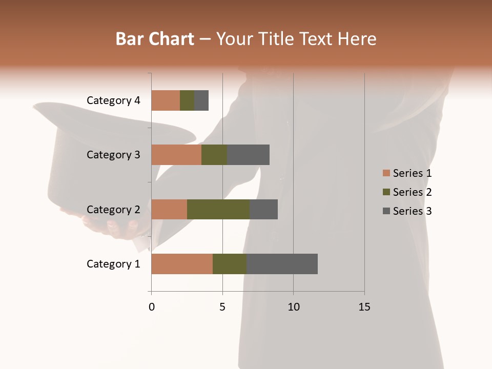 Funny Conjuror From Top Hat PowerPoint Template