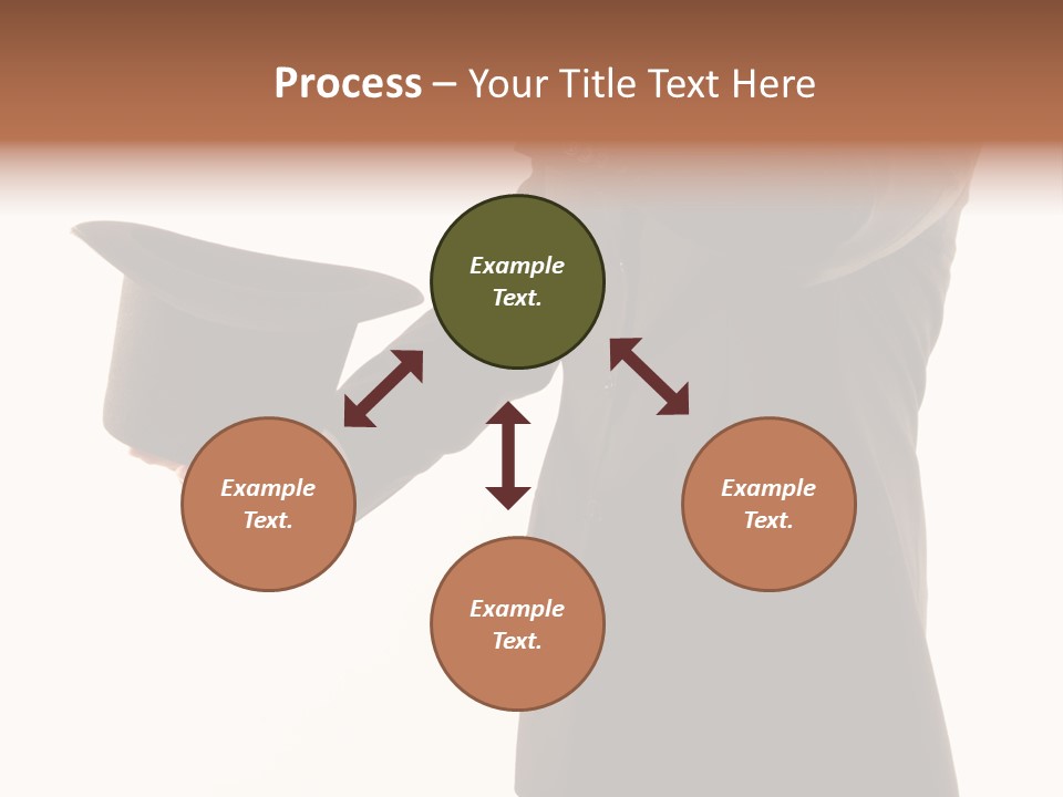 Funny Conjuror From Top Hat PowerPoint Template