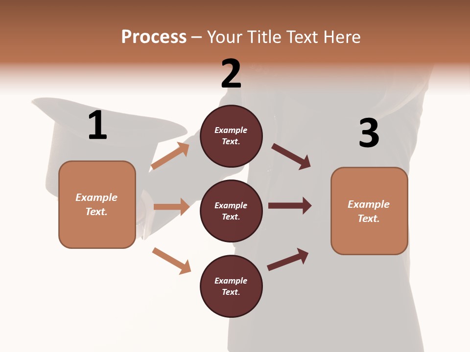 Funny Conjuror From Top Hat PowerPoint Template