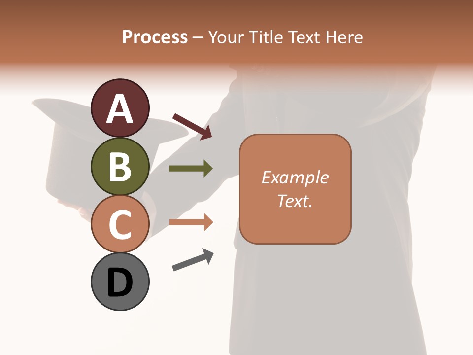 Funny Conjuror From Top Hat PowerPoint Template