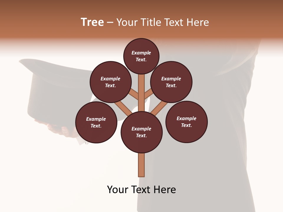 Funny Conjuror From Top Hat PowerPoint Template