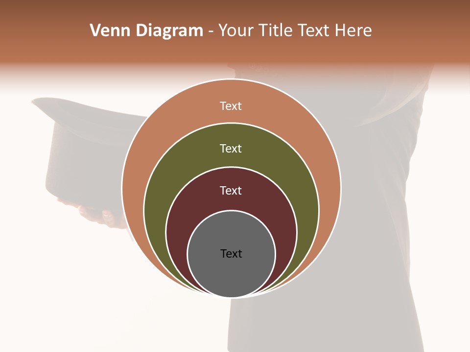 Funny Conjuror From Top Hat PowerPoint Template