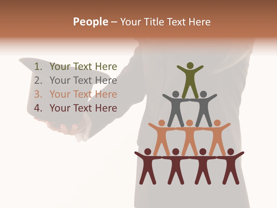 Funny Conjuror From Top Hat PowerPoint Template