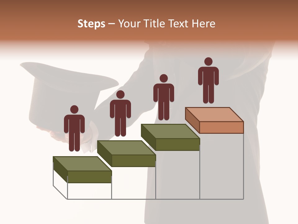 Funny Conjuror From Top Hat PowerPoint Template