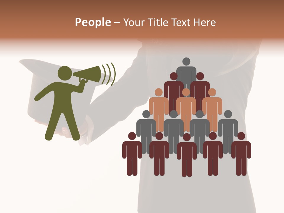 Funny Conjuror From Top Hat PowerPoint Template