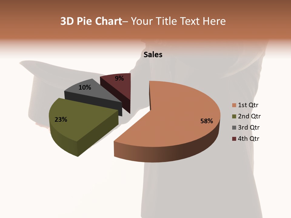 Funny Conjuror From Top Hat PowerPoint Template