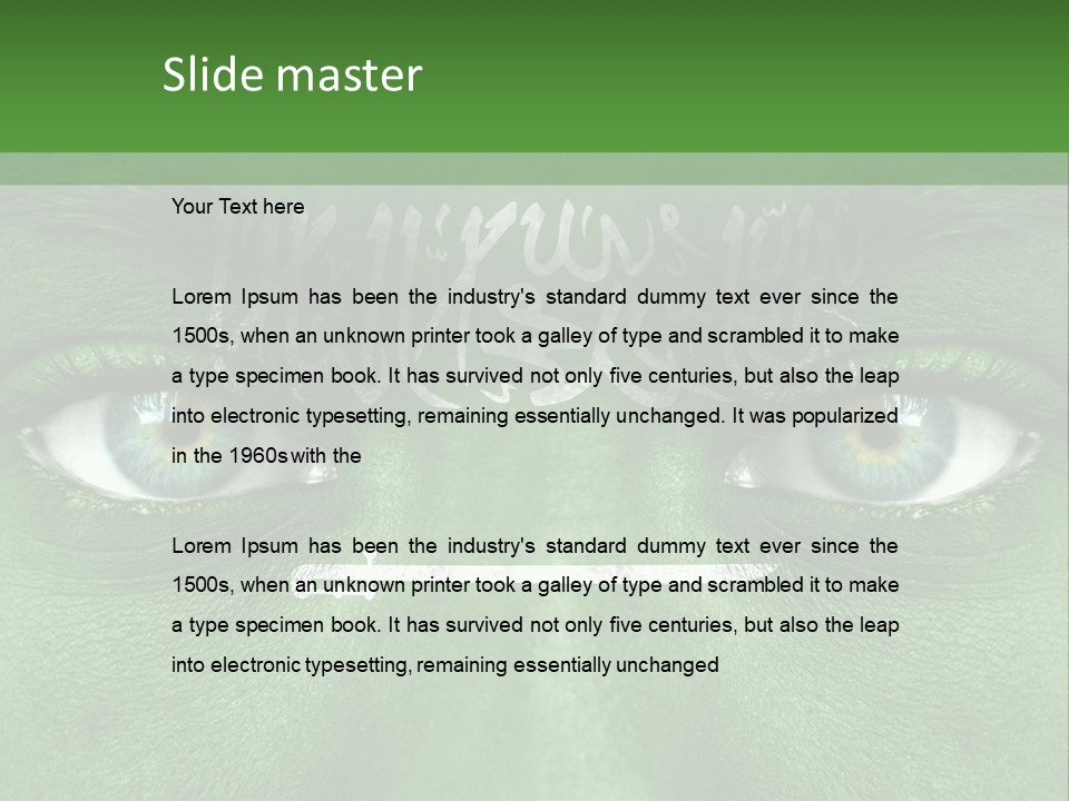 Person Cheerful Pensive PowerPoint Template