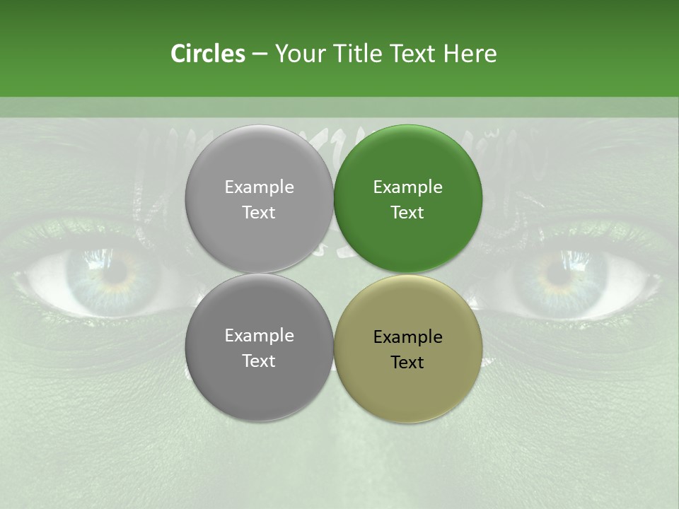 Person Cheerful Pensive PowerPoint Template