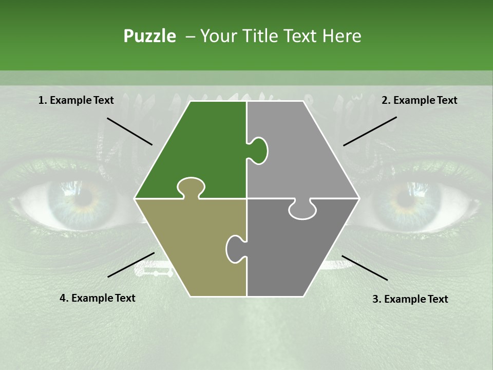 Person Cheerful Pensive PowerPoint Template