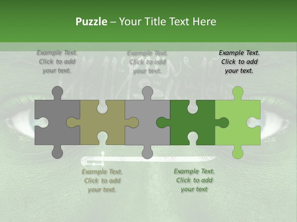 Person Cheerful Pensive PowerPoint Template