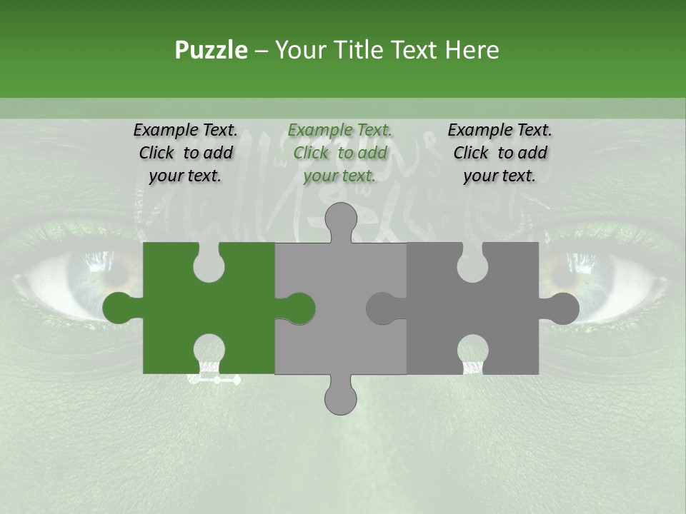 Person Cheerful Pensive PowerPoint Template