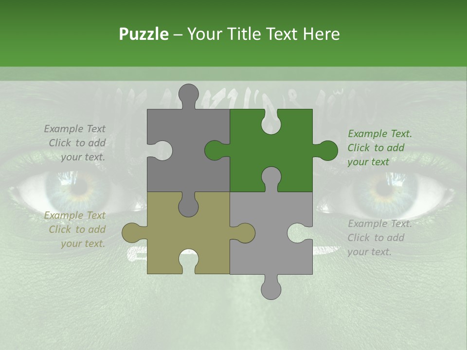 Person Cheerful Pensive PowerPoint Template