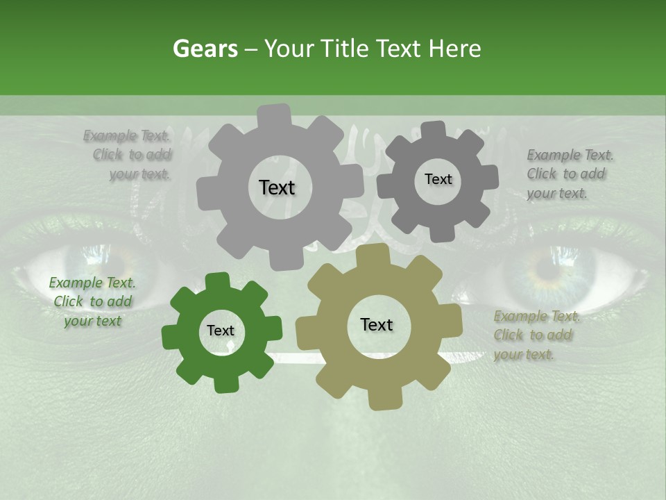 Person Cheerful Pensive PowerPoint Template