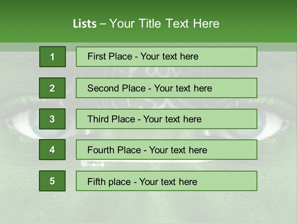 Person Cheerful Pensive PowerPoint Template