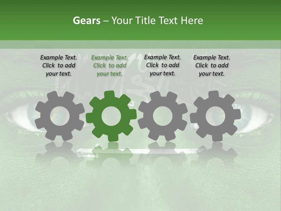 Person Cheerful Pensive PowerPoint Template