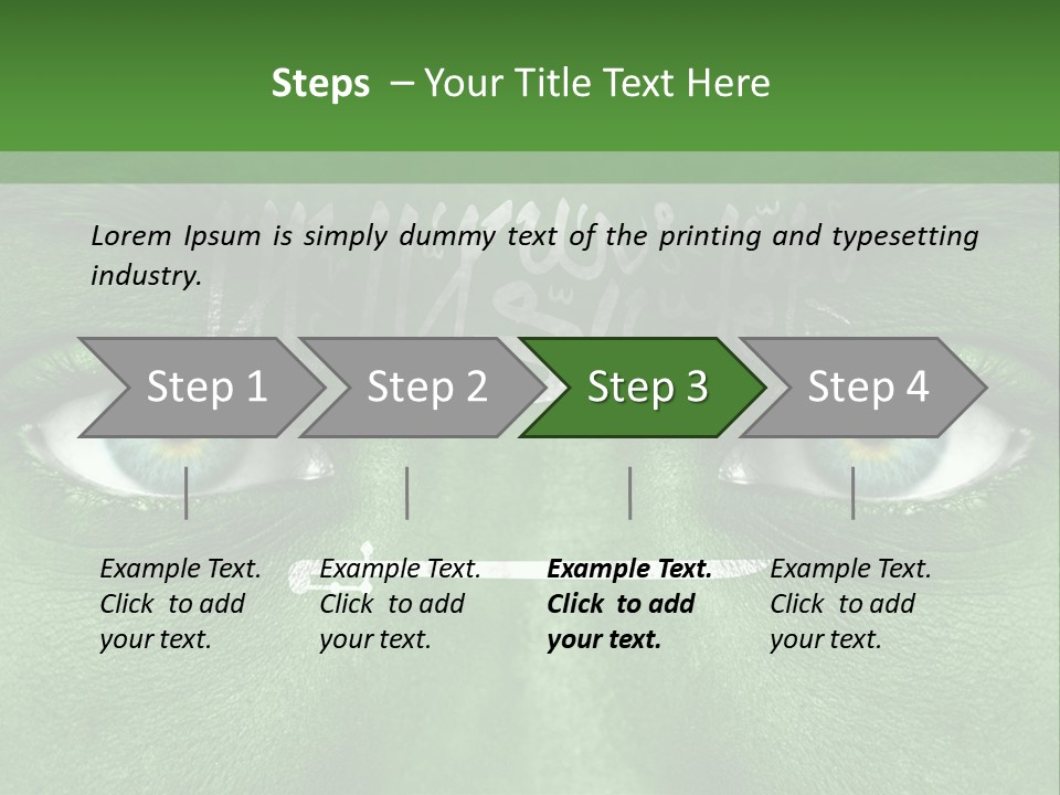 Person Cheerful Pensive PowerPoint Template