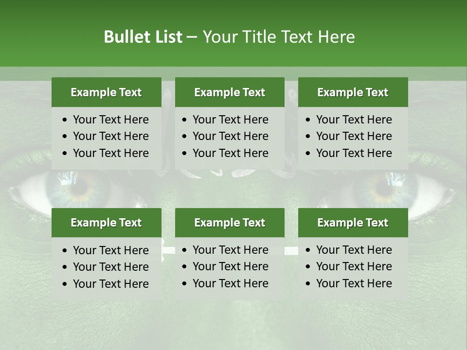 Person Cheerful Pensive PowerPoint Template