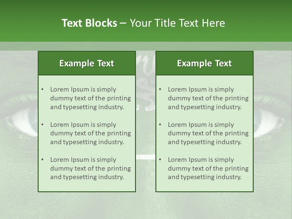 Person Cheerful Pensive PowerPoint Template