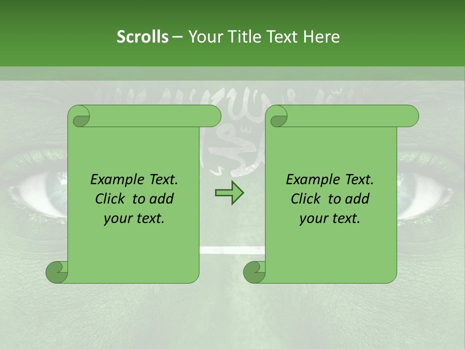 Person Cheerful Pensive PowerPoint Template