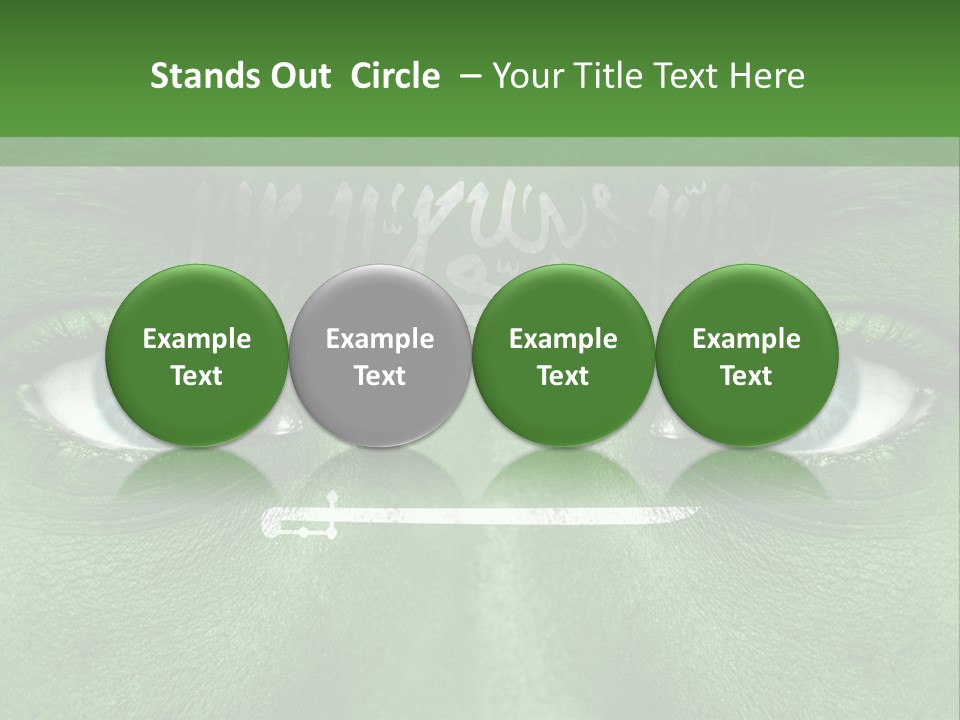 Person Cheerful Pensive PowerPoint Template