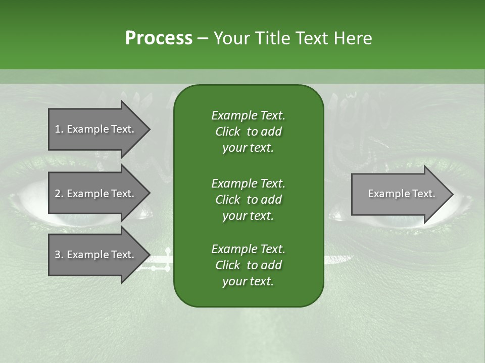 Person Cheerful Pensive PowerPoint Template