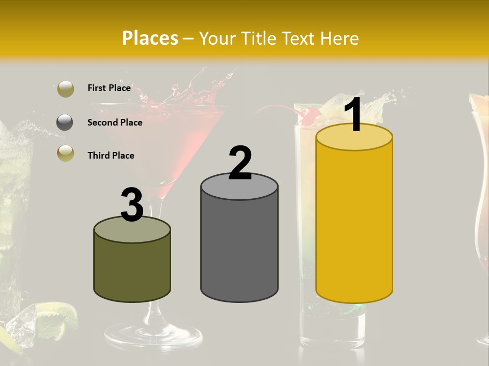 Background Mint Food PowerPoint Template