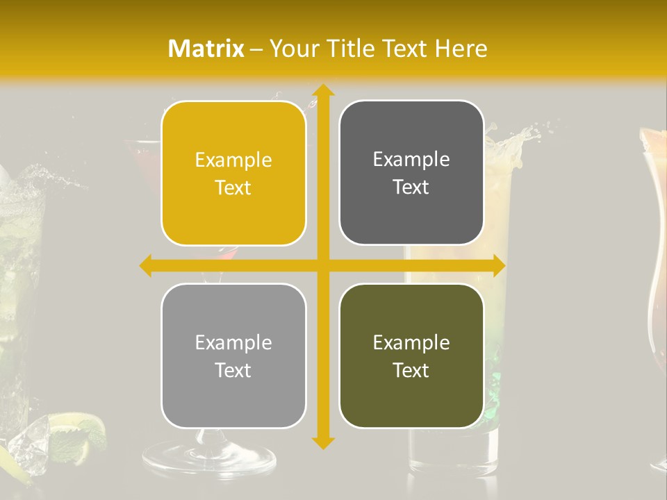 Background Mint Food PowerPoint Template
