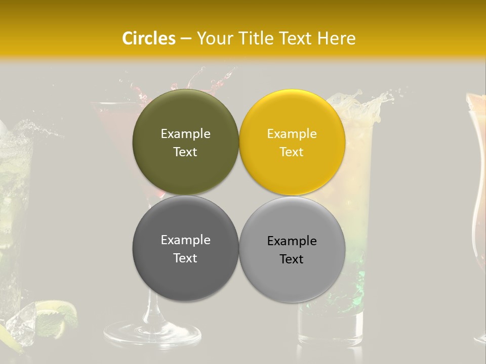 Background Mint Food PowerPoint Template