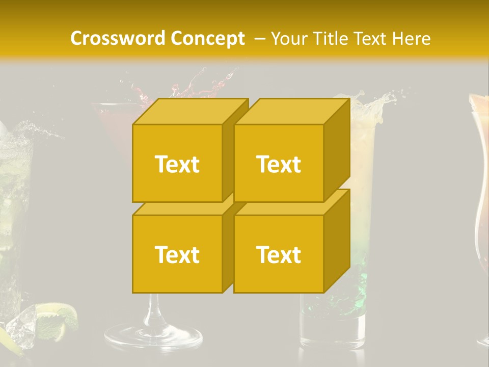 Background Mint Food PowerPoint Template