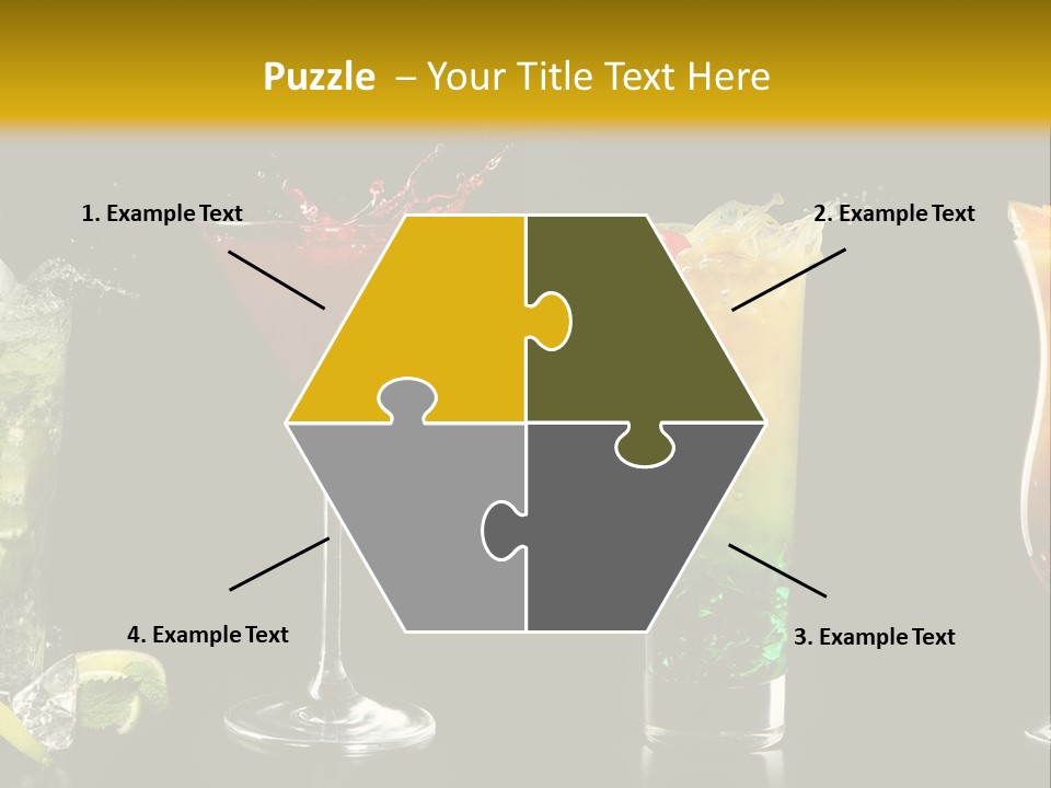 Background Mint Food PowerPoint Template