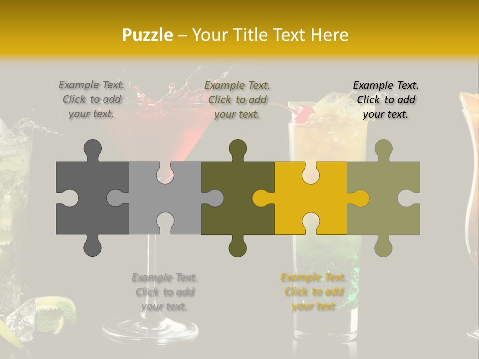 Background Mint Food PowerPoint Template