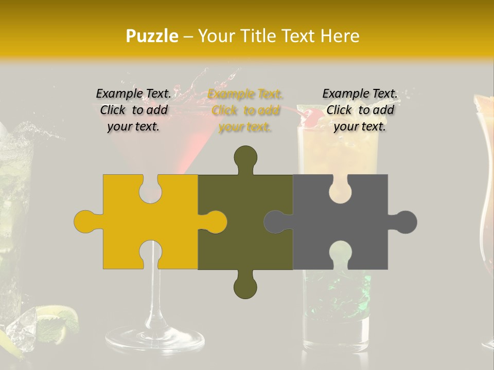 Background Mint Food PowerPoint Template