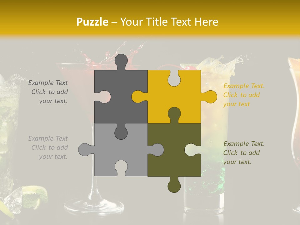 Background Mint Food PowerPoint Template