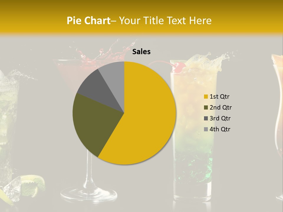 Background Mint Food PowerPoint Template
