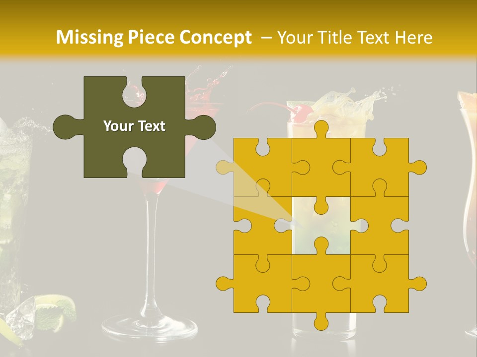 Background Mint Food PowerPoint Template