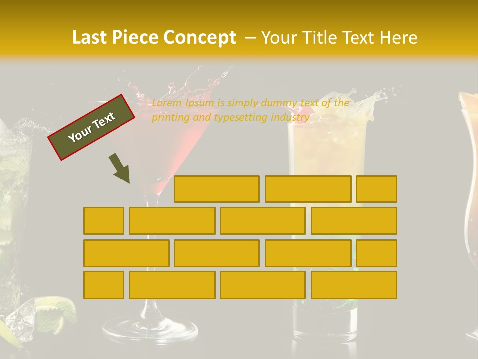 Background Mint Food PowerPoint Template